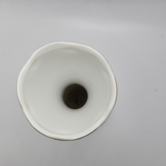 VTG Dragon Ware Green Lusterware Porcelain Souvenir Bud Vase GOLDEN GATE BRIDGE - Picture 2 of 7